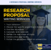 RESEARCH PROPOSAL WRITING SERVICES