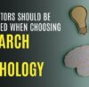 What factors should be considered when choosing research ideas in psychology - Idealaunch