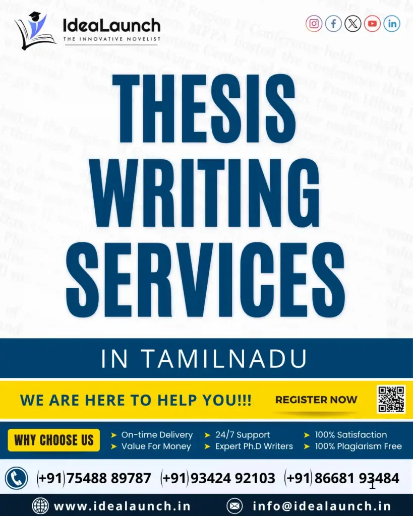 Thesis Writing Services in Tamilnadu IdeaLaunch