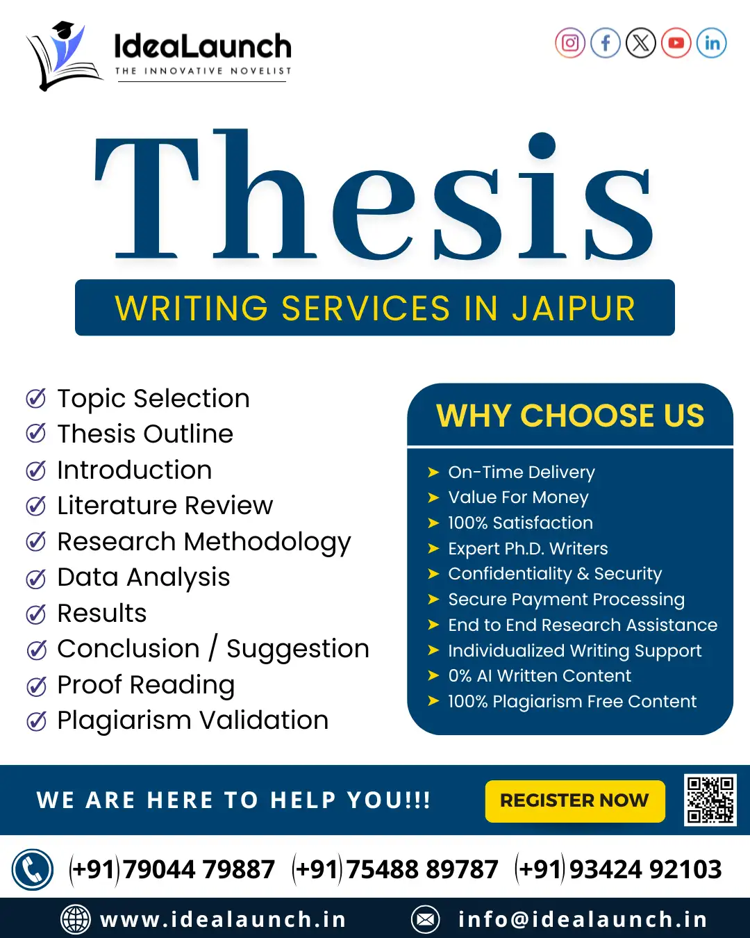 Expert Thesis Writing Services in Jaipur...