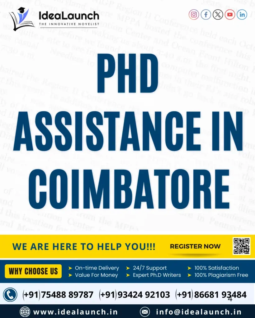 PhD assistance in Coimbatore