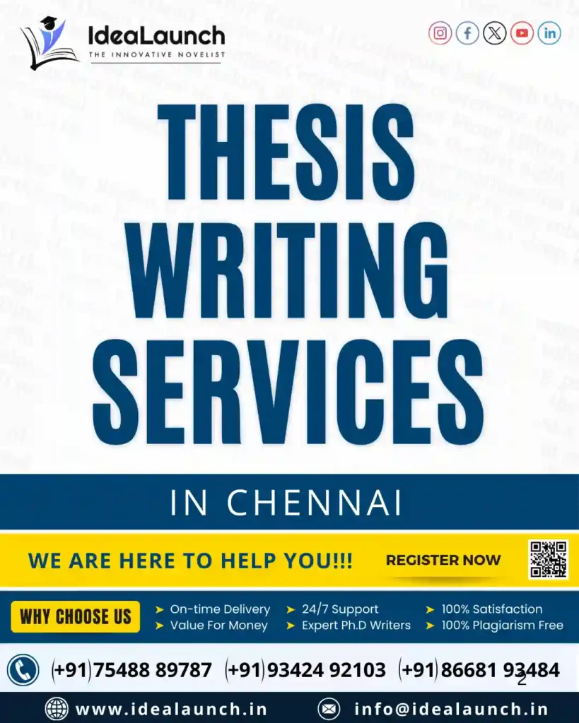 Thesis Writing Services in Chennai