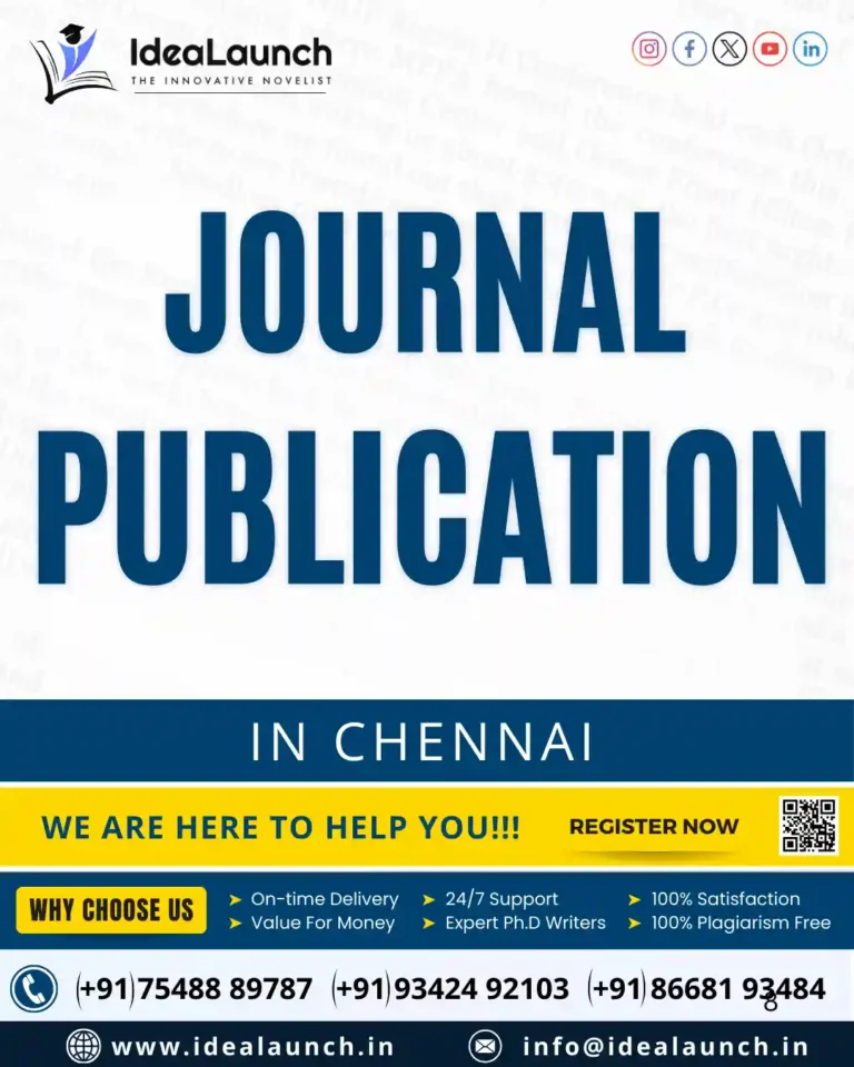 Journal Publication in Chennai