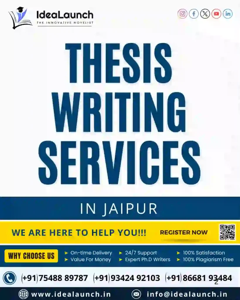 thesis writing services in Jaipur
