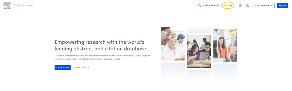 Step IV Source list to get all journal