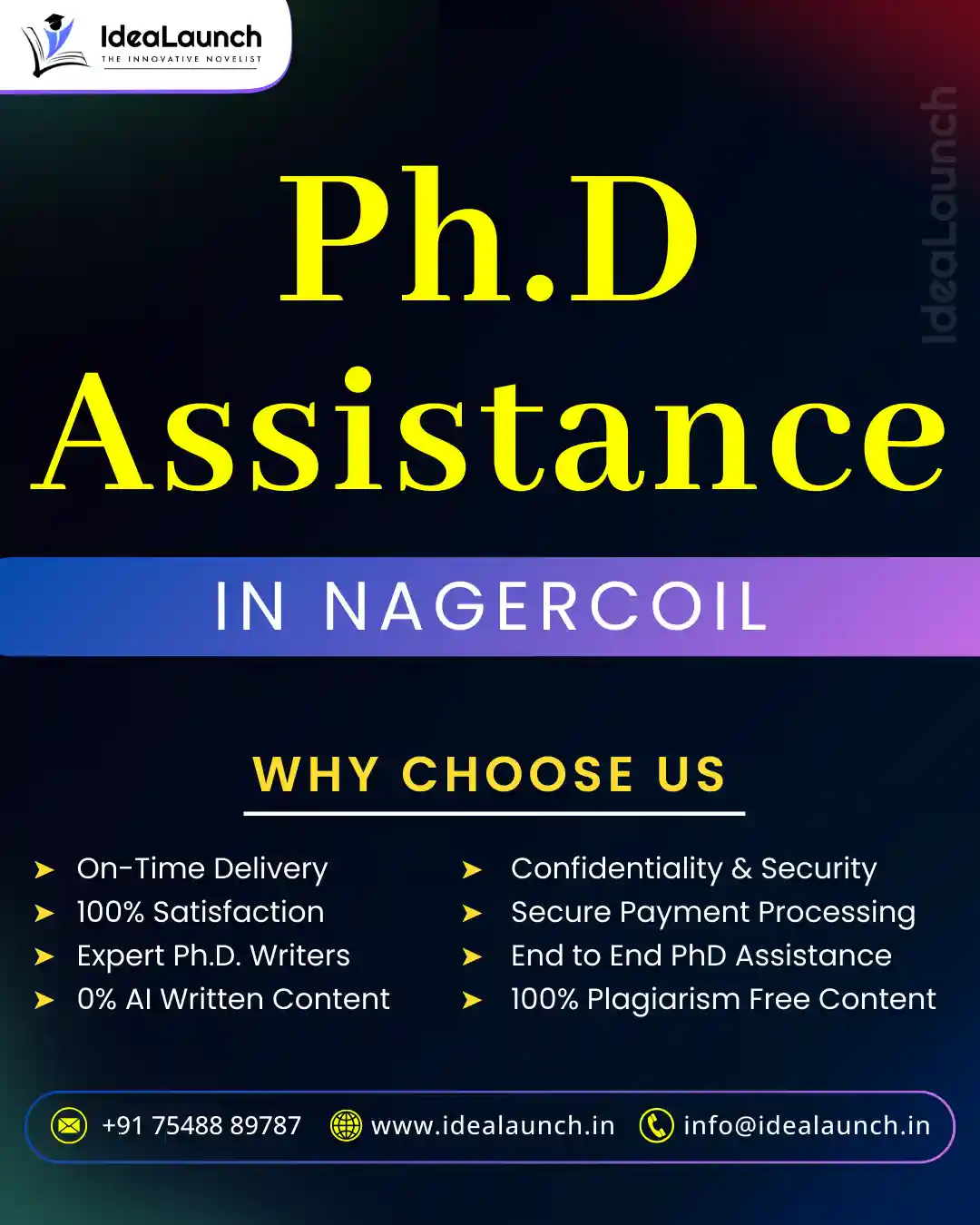 PhD Assistance in Nagercoil