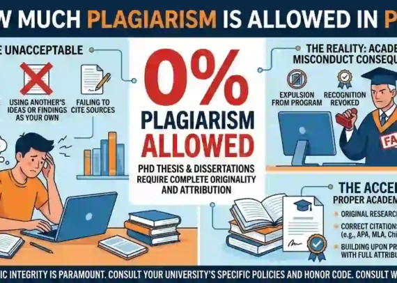 how much plagiarism is allowed in phd