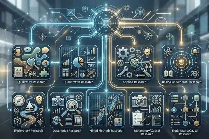 types of research in research methodology