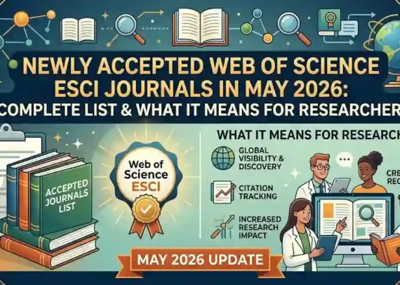 Web of Science ESCI Journals in May 2026
