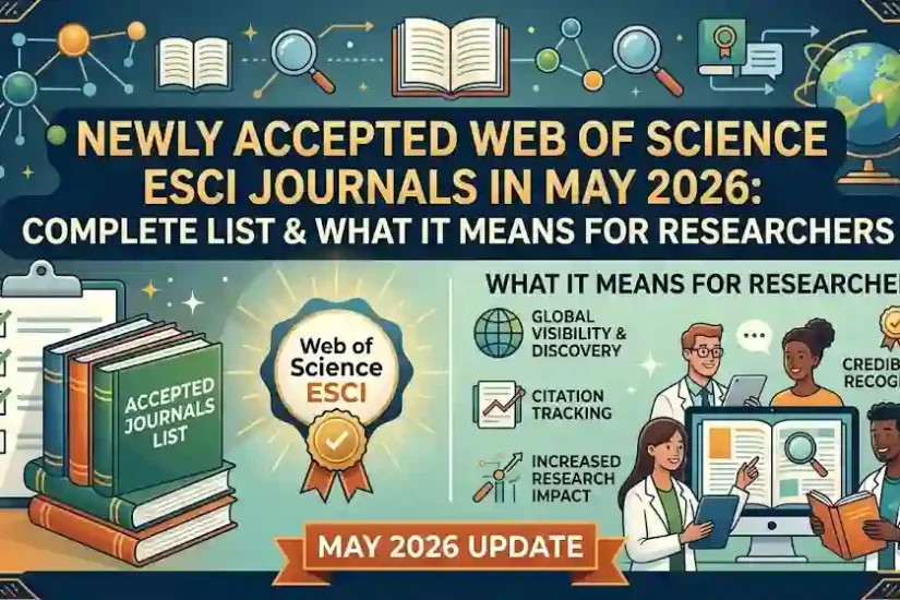 Web of Science ESCI Journals in May 2026