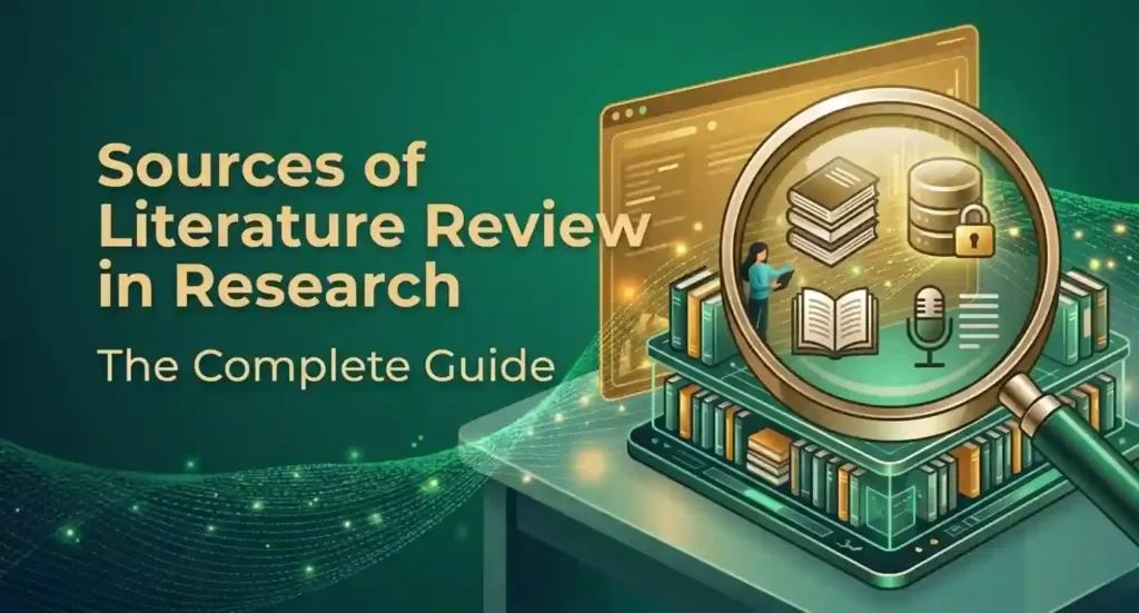 Sources of literature review in research