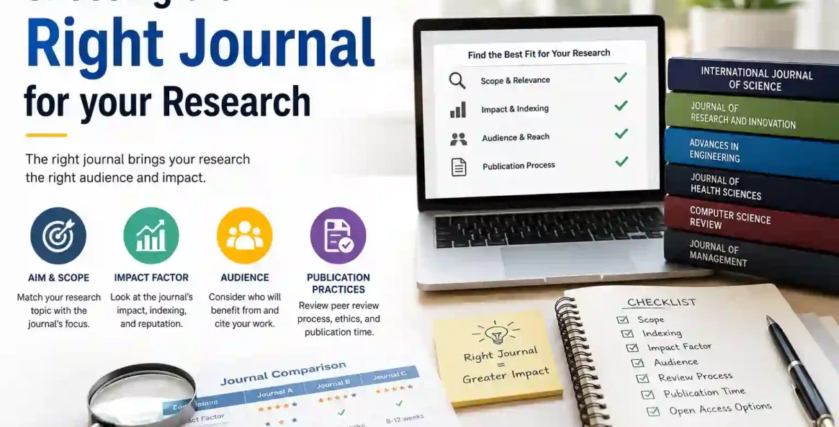 Choosing the right journal for your research