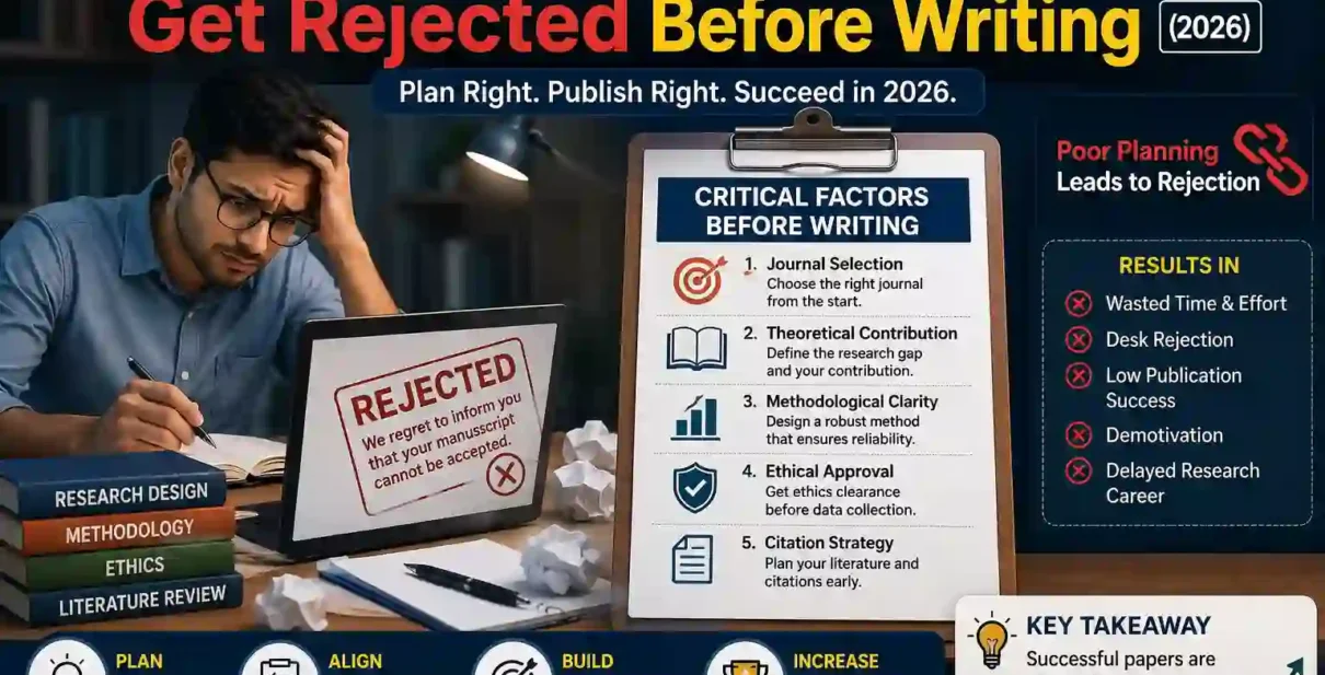 Publishing Research Begins Before Writing the Paper