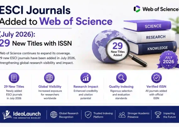 29 New ESCI Journals in Web of Science - July 2026