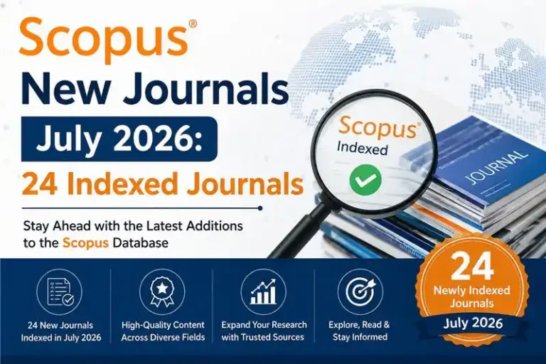 Scopus New Journals 2026