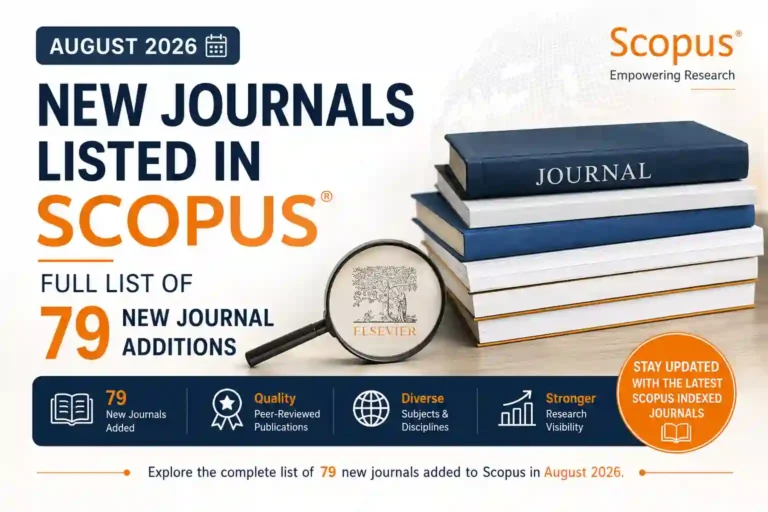 Scopus New journals August 1 Scopus new journals august 2026