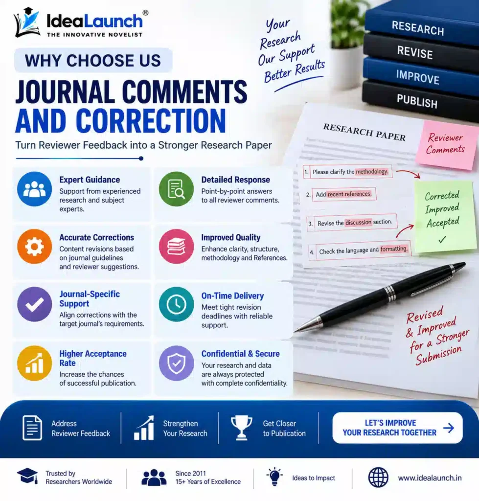 journal comments and correction