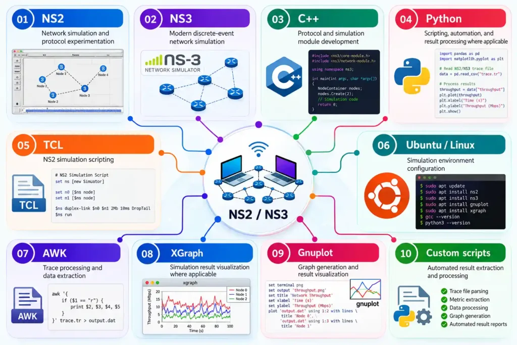 NS2 and NS3 Implementation 1 NS2 and NS3 Implementation - Tools