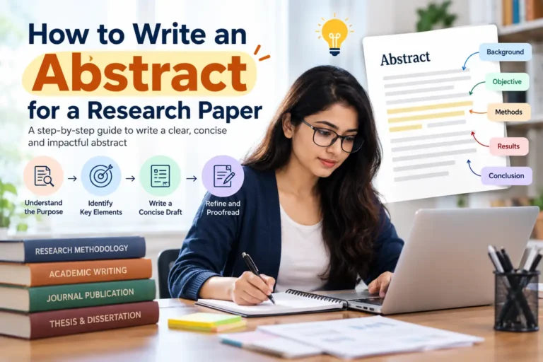 How to Write an Abstract for a Research Paper