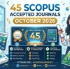 Newly Added Scopus Journals October 2026