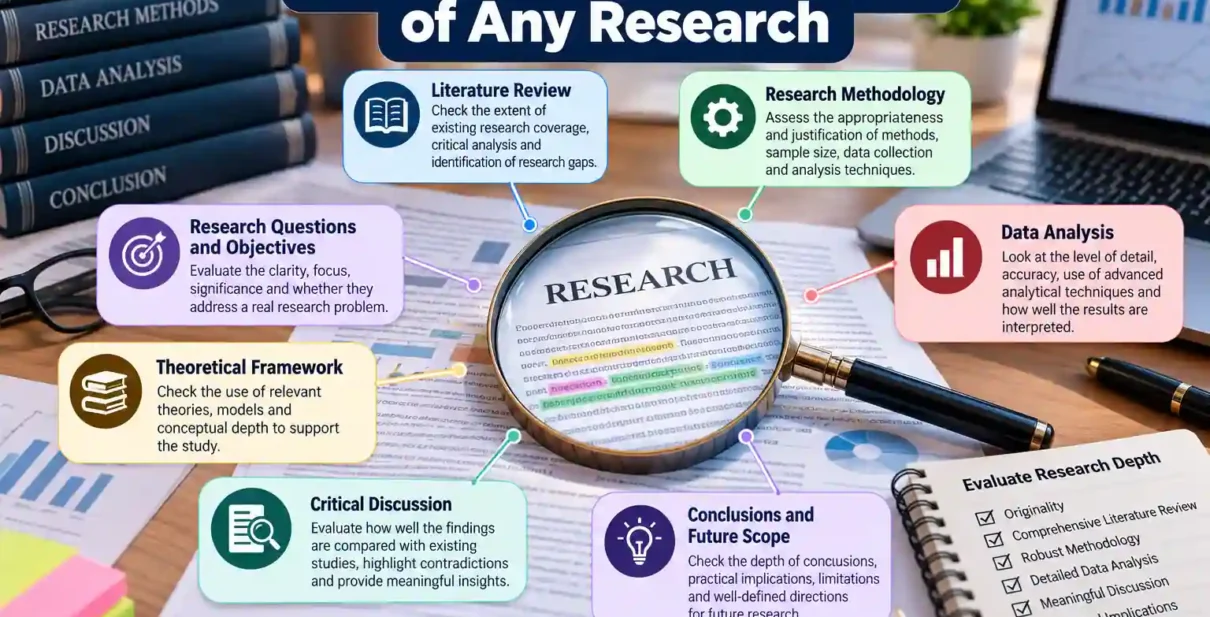 How to Judge the Depth of Any Research