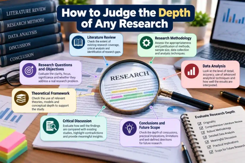 How to Judge the Depth of Any Research