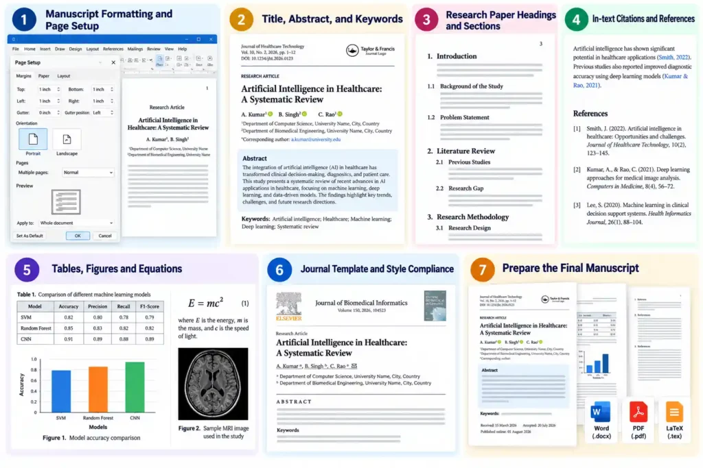 research paper formatting
