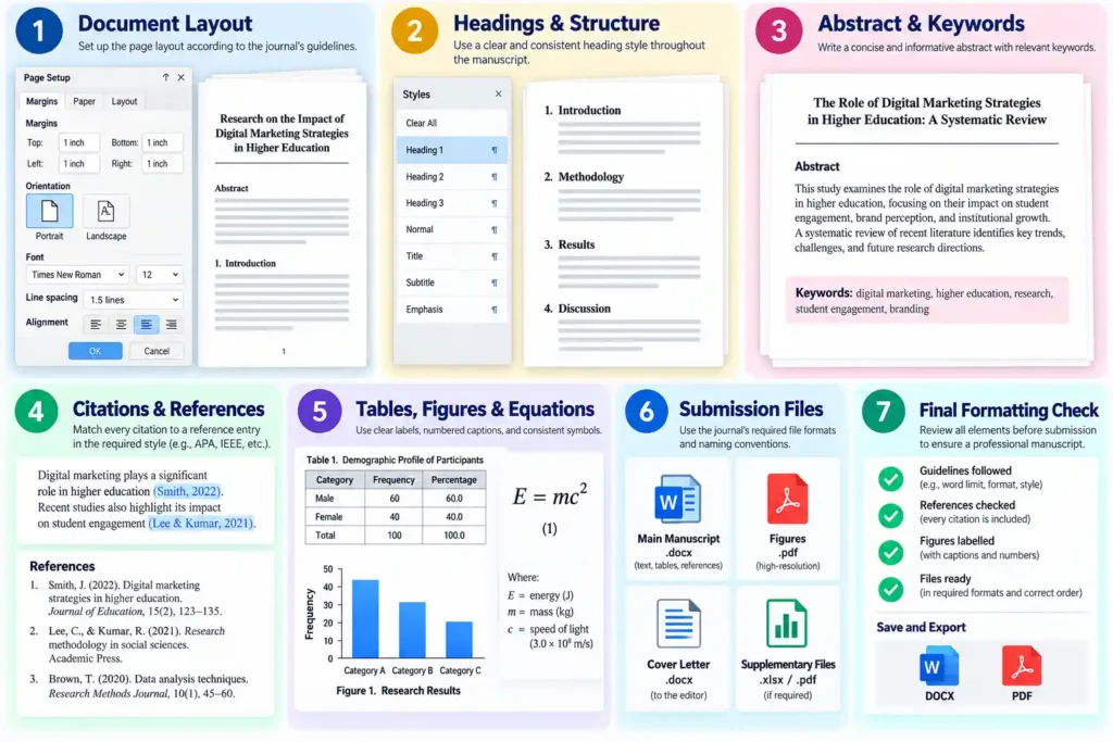 Manuscript Formatting Services For Journal Submission 1 Manuscript Formatting Services for Journal Submission