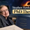 Stephen Hawking's PhD Thesis