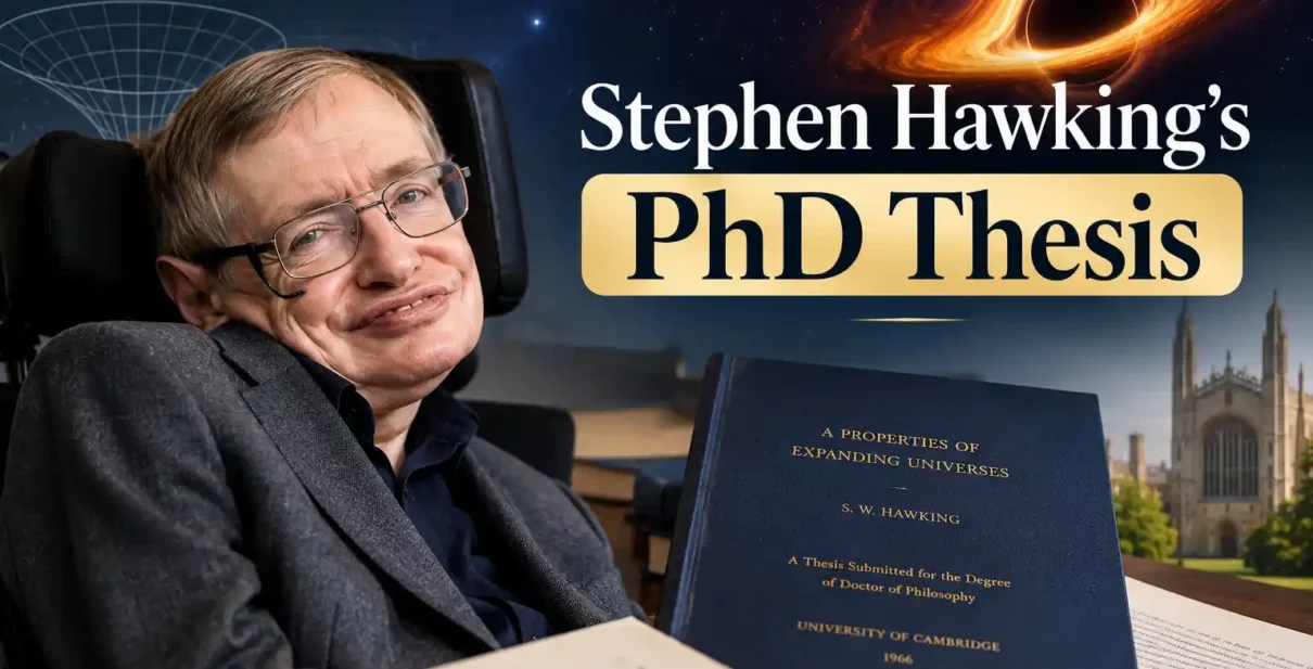 Stephen Hawking's PhD Thesis