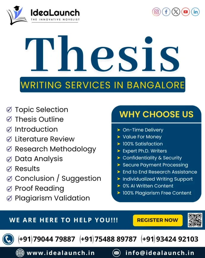 Thesis writing services in Bangalore
